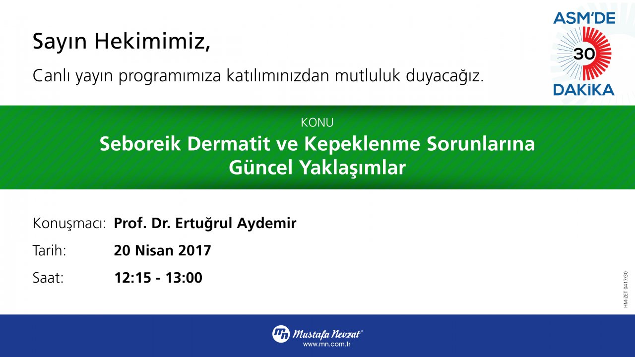 Seboreik Dermatit ve Kepeklenme Sorunlarına Güncel Yaklaşımlar