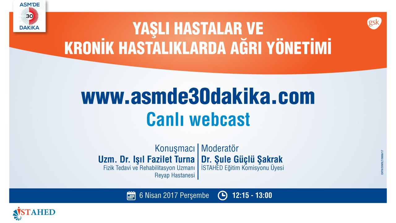 Yaşlı Hastalar ve Kronik Hastalıklarda Ağrı Yönetimi