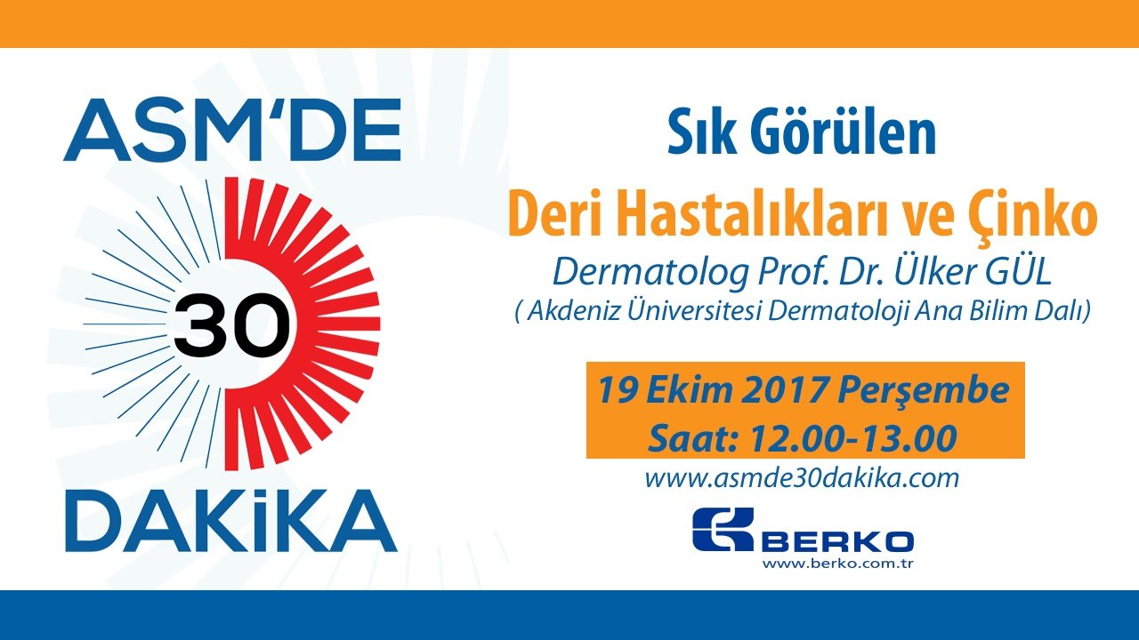 Sık Görülen Deri Hastalıkları ve Çinko