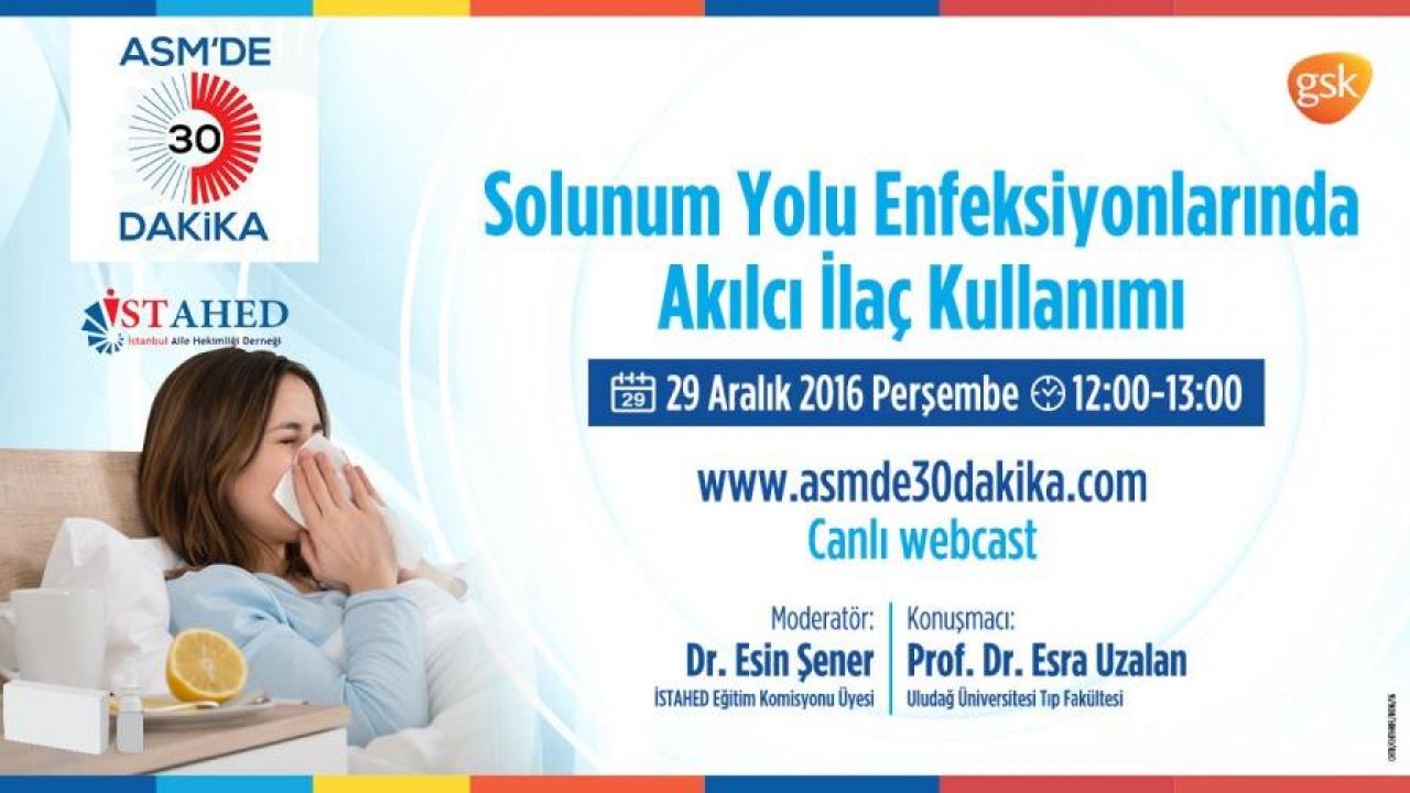 Eğitim Duyurusu | Solunum Yolu Enfeksiyonlarında Akılcı İlaç Kullanımı