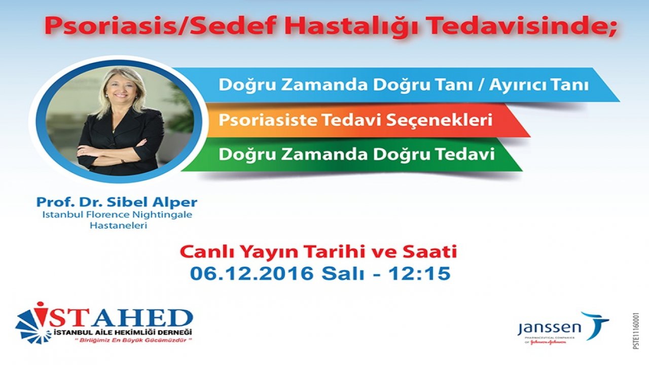  Eğitim Duyurusu | Psöriasis Hastalığında Ayırıcı Tanılar ve Tedavi Yaklaşımı