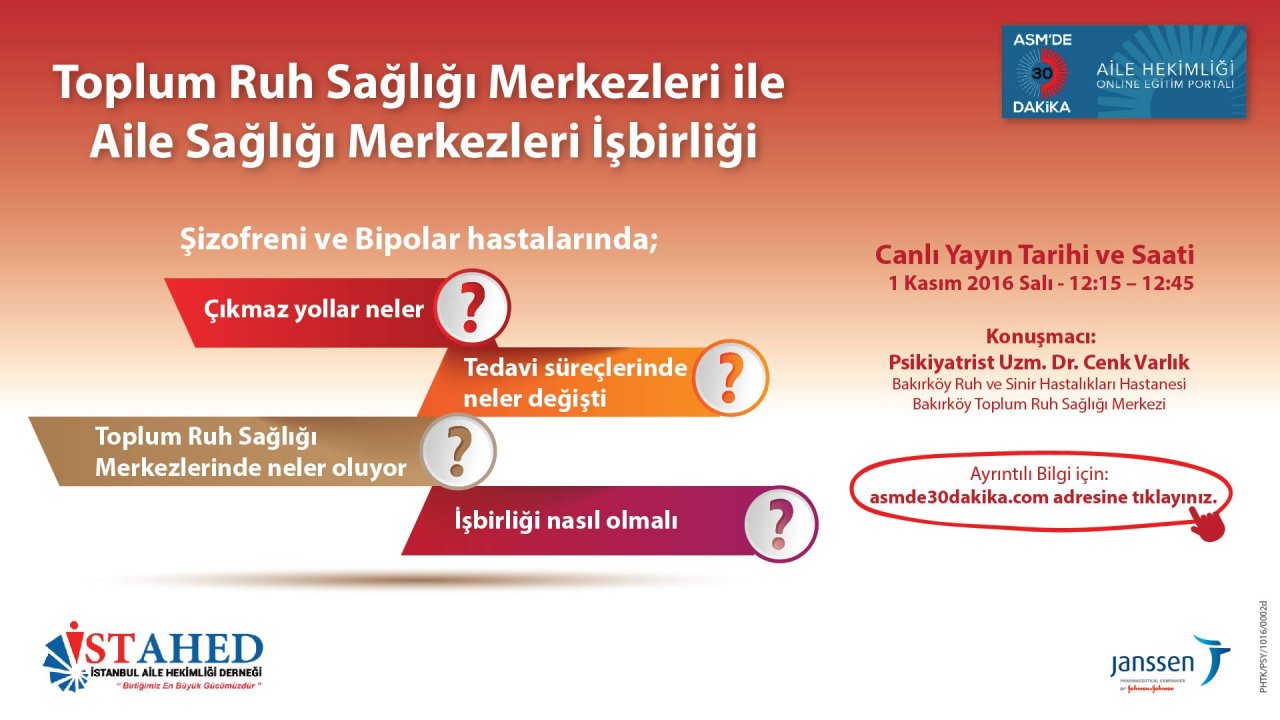 Eğitim Duyurusu | Şizofreni ve Bipolar Hastalarımız için Toplum Ruh Sağlığı Merkezleri ile İşbirliği