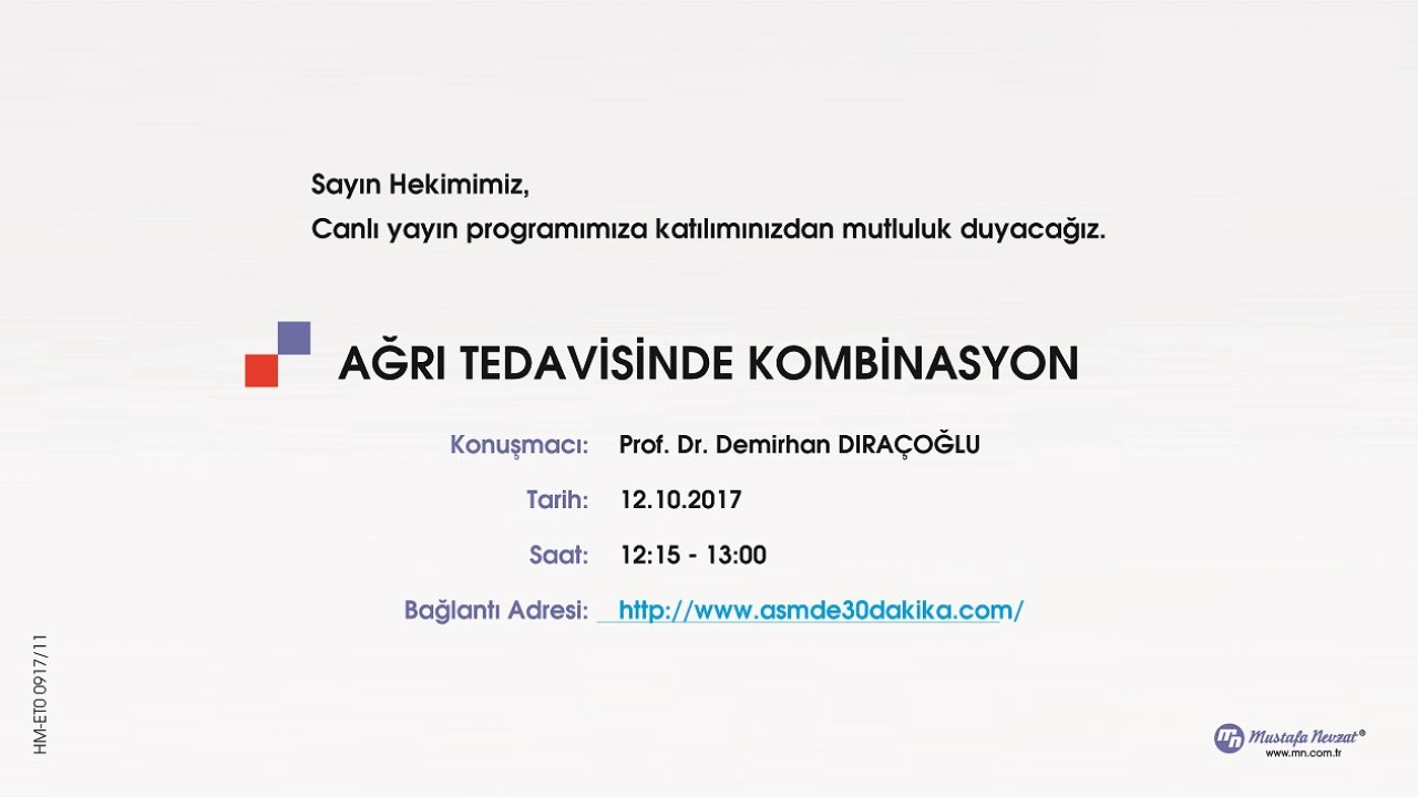 Ağrı Tedavisinde Kombinasyon